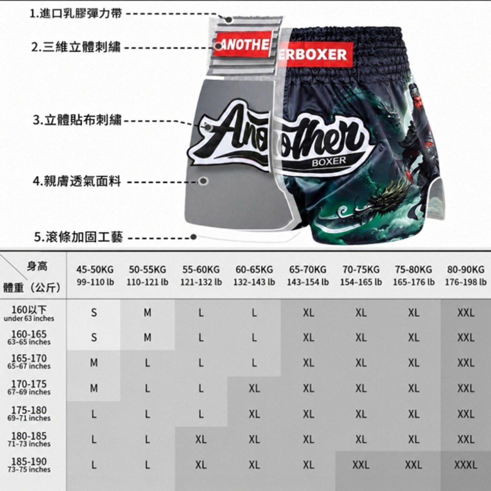 ~子甄彣璟~拳擊褲 貼布刺繡不脫落 拳擊短褲 跆拳褲 泰拳褲 散打褲 格鬥褲 搏擊褲 透氣排汗 短褲 運動褲 武術褲 訓-細節圖6
