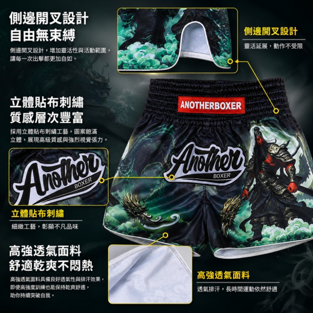 ~子甄彣璟~拳擊褲 貼布刺繡不脫落 拳擊短褲 跆拳褲 泰拳褲 散打褲 格鬥褲 搏擊褲 透氣排汗 短褲 運動褲 武術褲 訓-細節圖7