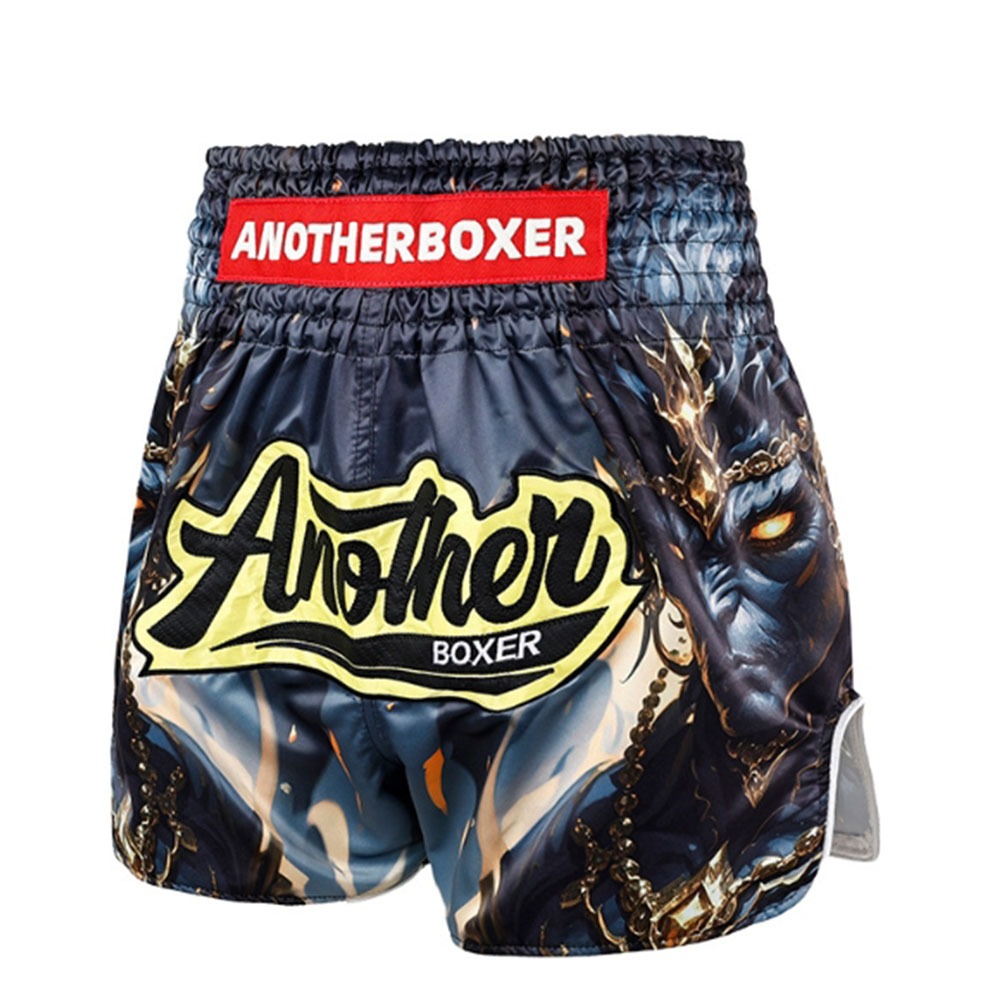 ~子甄彣璟~拳擊褲 貼布刺繡不脫落 拳擊短褲 跆拳褲 泰拳褲 散打褲 格鬥褲 搏擊褲 透氣排汗 短褲 運動褲 武術褲 訓-規格圖11