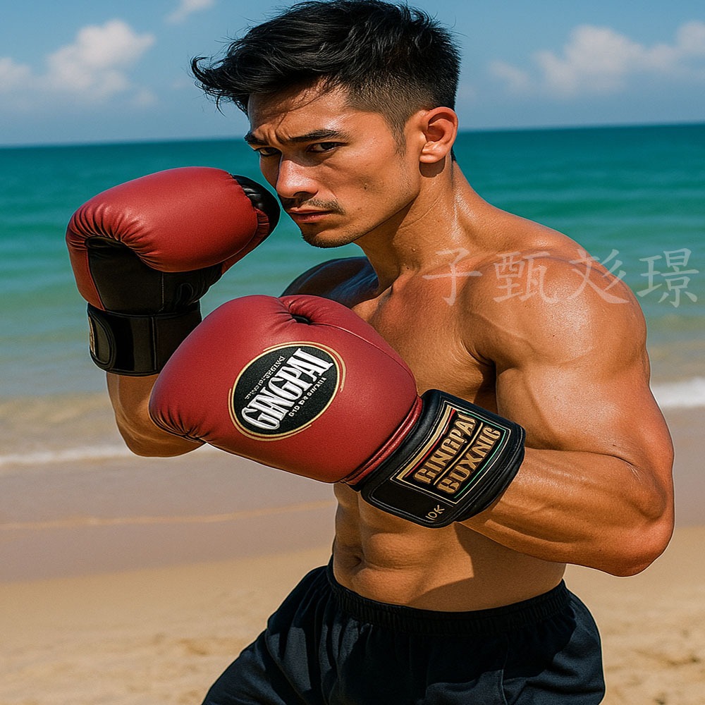~子甄彣璟~GINGPAI 阿瓦旗艦系列 拳套 拳擊 手套 搏擊 散打 泰拳 格鬥 散打 健身運動-細節圖4