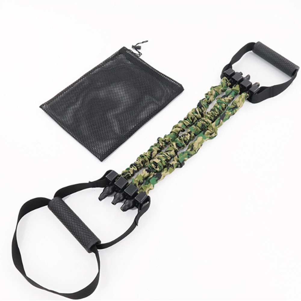 ~子甄彣璟~多功能擴胸拉力器 開肩拉背多功能訓練 三孔拉力管套 三管拉力繩 3檔阻力拉力器-規格圖9