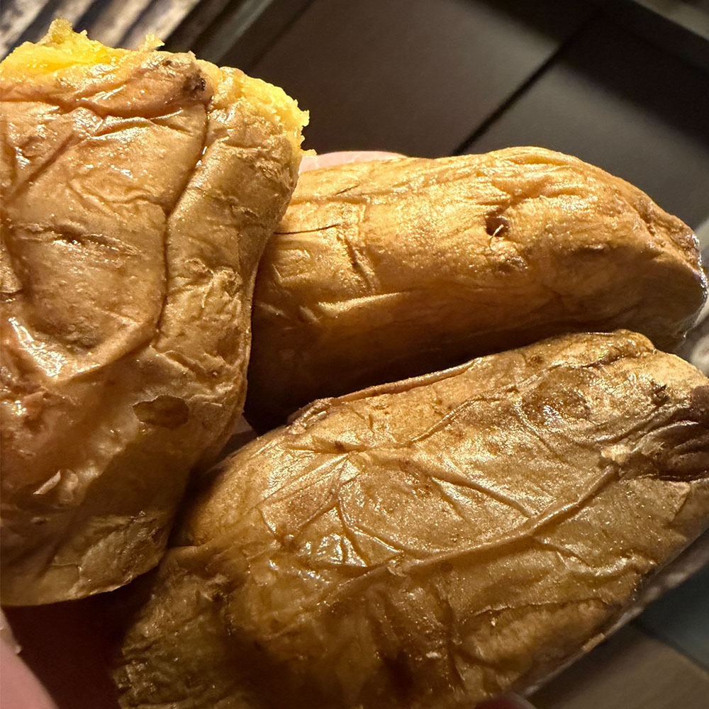 ~子甄彣璟~獨特慢窯烘烤 新鮮小冰烤地瓜 解凍即食地瓜 冷凍番薯 冰心地瓜 健身餐 番薯 退冰即食-細節圖4