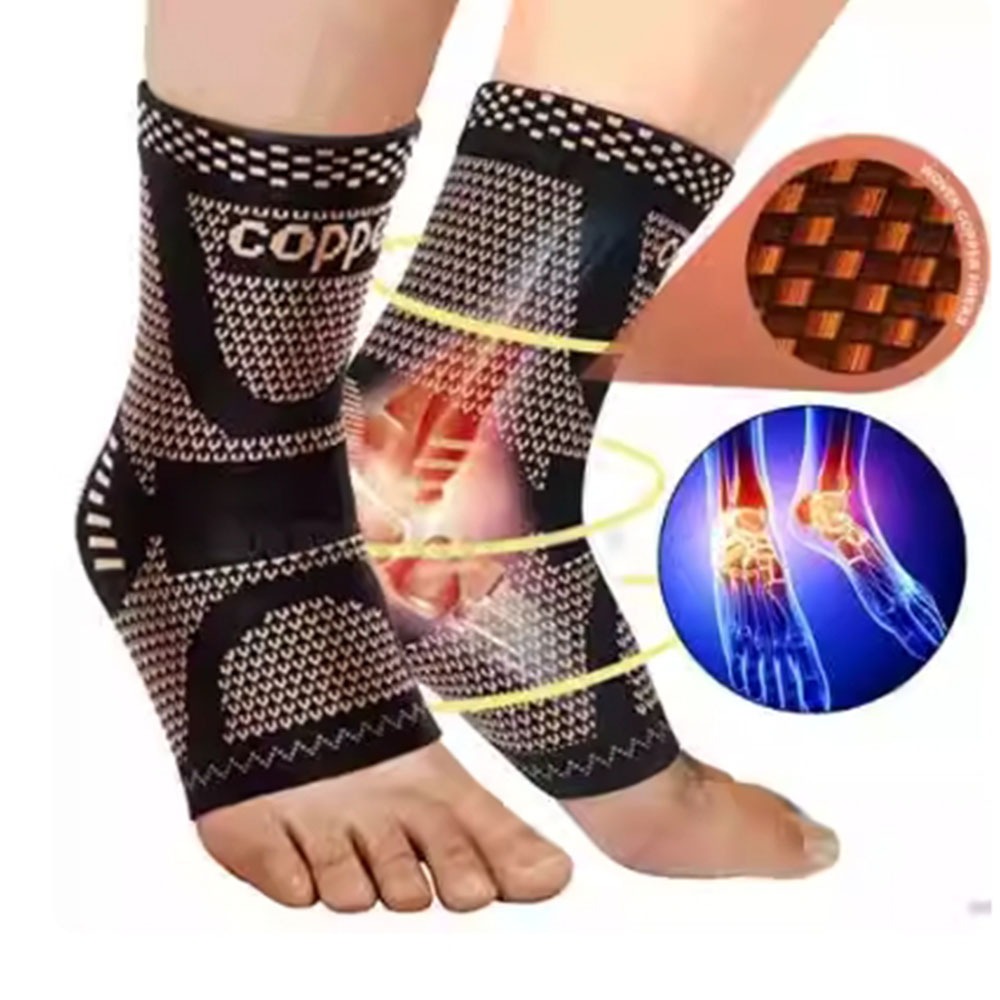 ~子甄彣璟~銅纖維運動護踝 銅離子針織面料 抗菌防臭 透氣 護腳踝 護腳套 加壓防護 跑步 籃球 運動防護-細節圖5