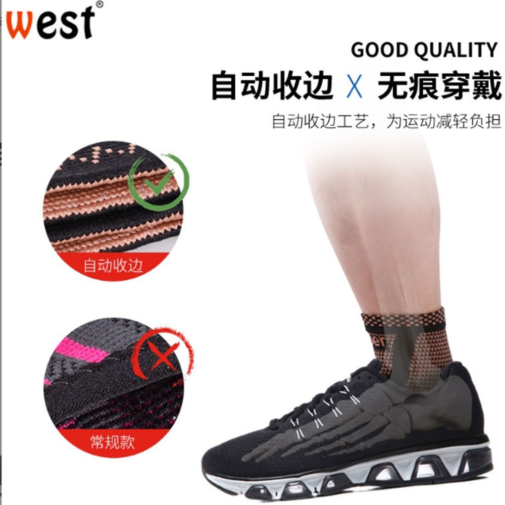 ~子甄彣璟~銅纖維運動護踝 銅離子針織面料 抗菌防臭 透氣 護腳踝 護腳套 加壓防護 跑步 籃球 運動防護-細節圖9