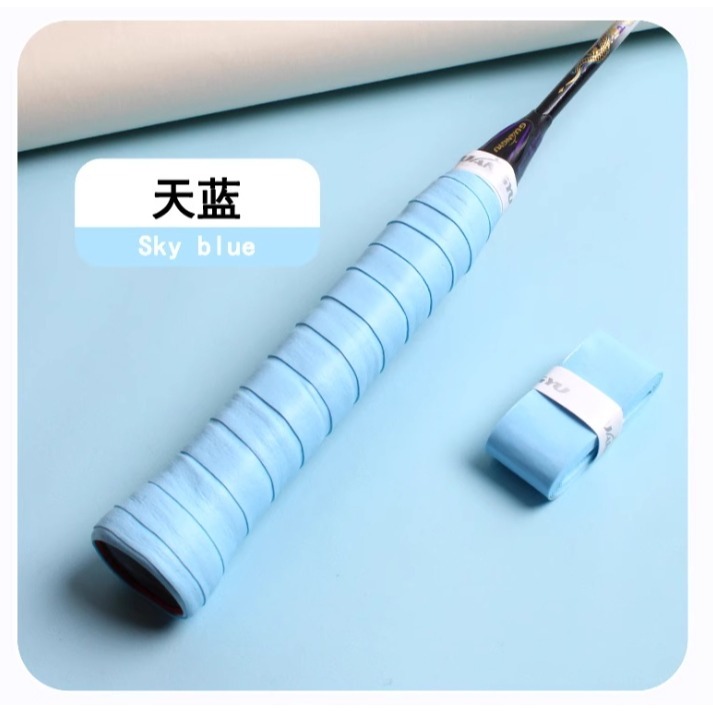 ~子甄彣璟~高顏值 馬卡龍手膠帶 防滑 吸汗帶 羽毛球拍 魚竿 網球拍 魚竿 釣竿握把 棒球棍 纏把帶-規格圖11