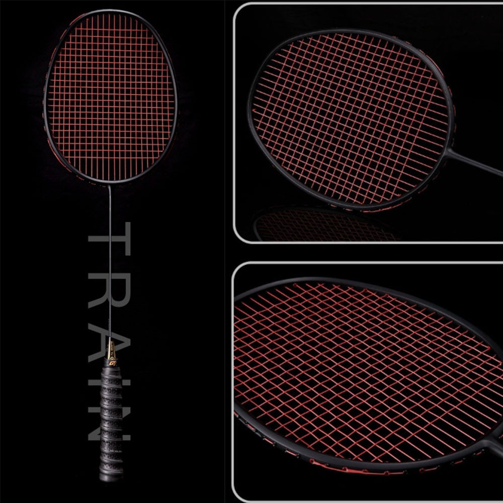 ~子甄彣璟~買1送3 碳素纖維 超輕羽毛球拍 小鋼炮 攻防兼備 高彈的中杆 輕鬆防守 羽毛球拍 羽毛球-細節圖5
