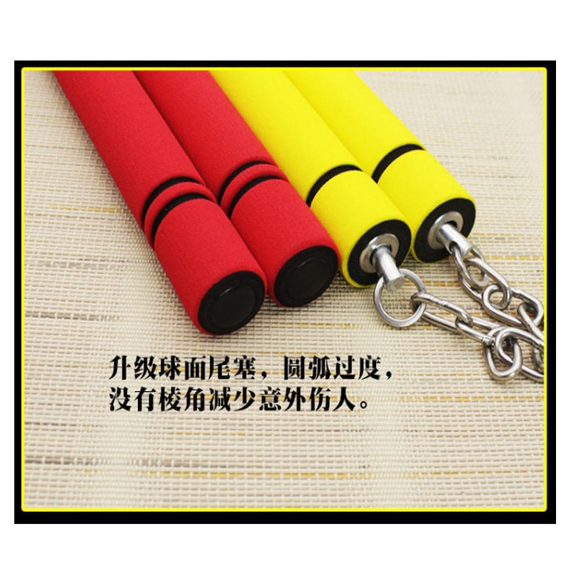 ~子甄彣璟~海綿雙節棍 成人 兒童 初學者練習棍 武術用品 李小龍 雙截棍 二節棍 練短棍 功夫棍 武術棍 練習棍 散打-細節圖6