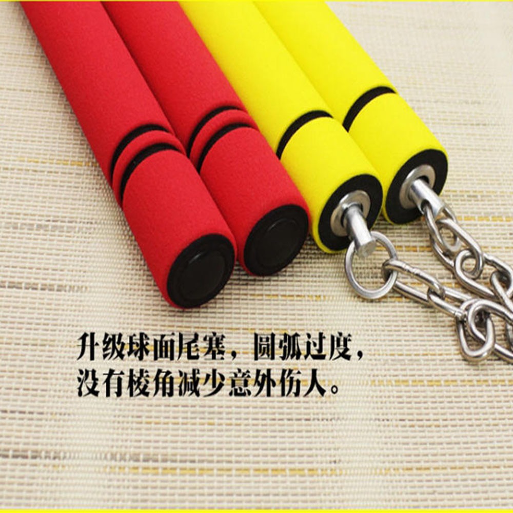 ~子甄彣璟~海綿雙節棍 成人 兒童 初學者練習棍 武術用品 李小龍 雙截棍 二節棍 練短棍 功夫棍 武術棍 練習棍 散打-細節圖2