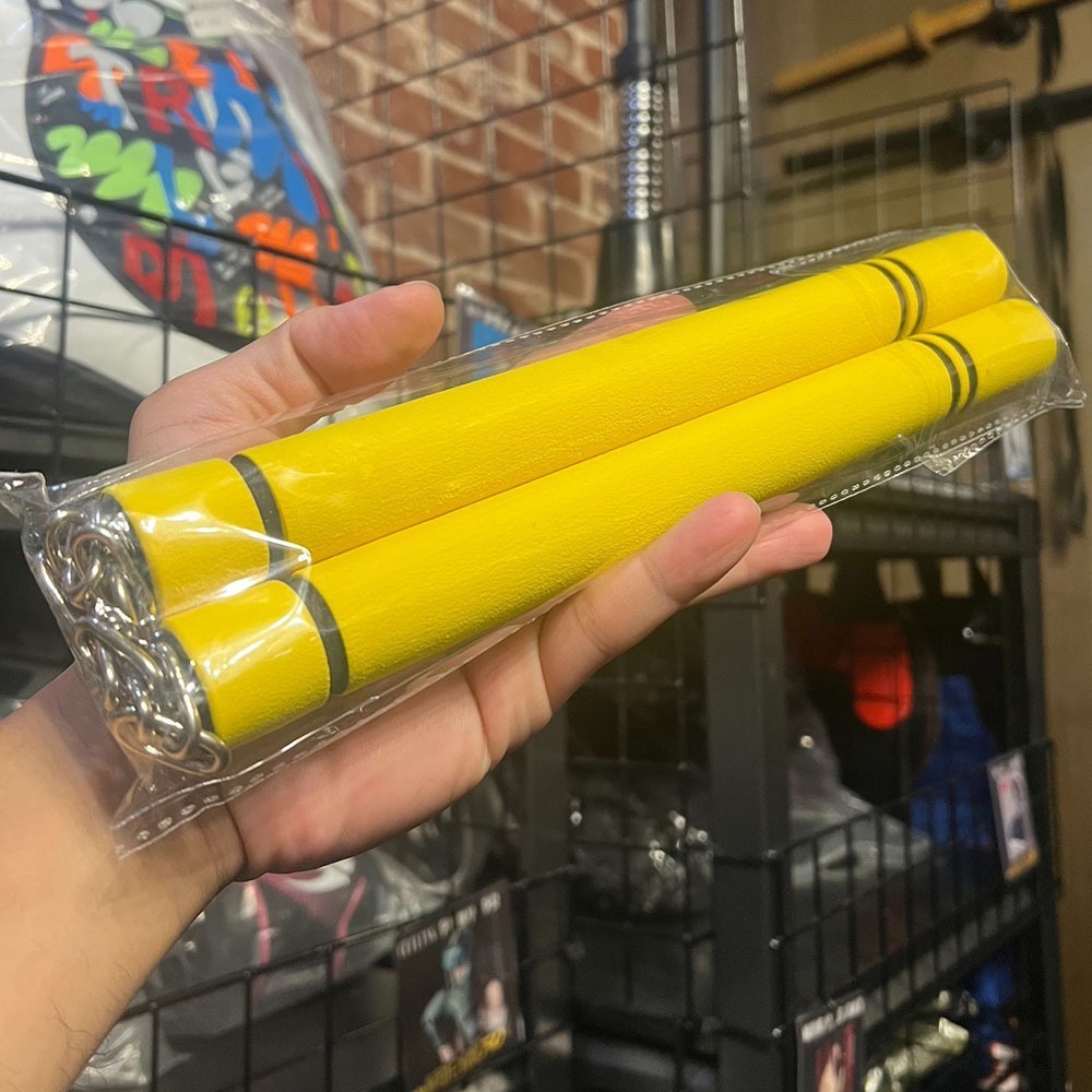 ~子甄彣璟~海綿雙節棍 成人 兒童 初學者練習棍 武術用品 李小龍 雙截棍 二節棍 練短棍 功夫棍 武術棍 練習棍 散打-規格圖11