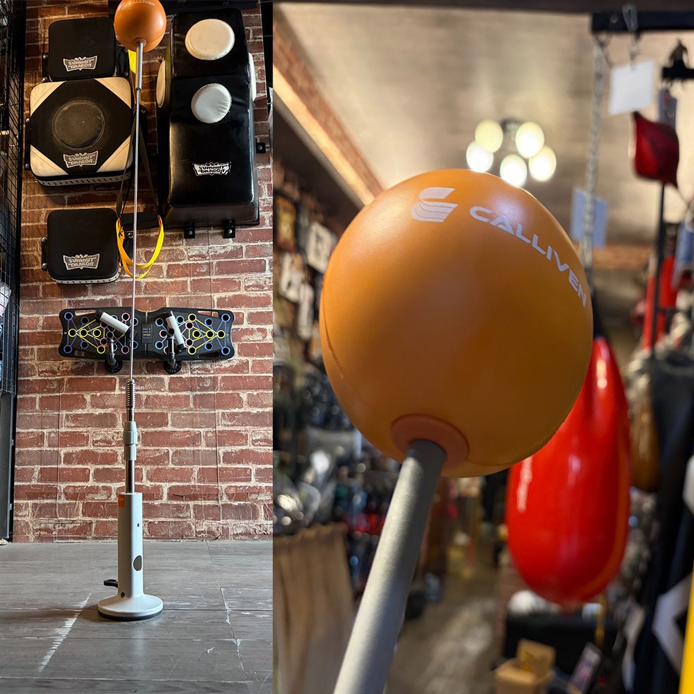 ~子甄彣璟~靜音立式吸盤拳擊速度球 拳靶 閃躲反應快 不倒翁 拳擊球 發泄球 拳擊訓練器 健身 家用沙包-細節圖7