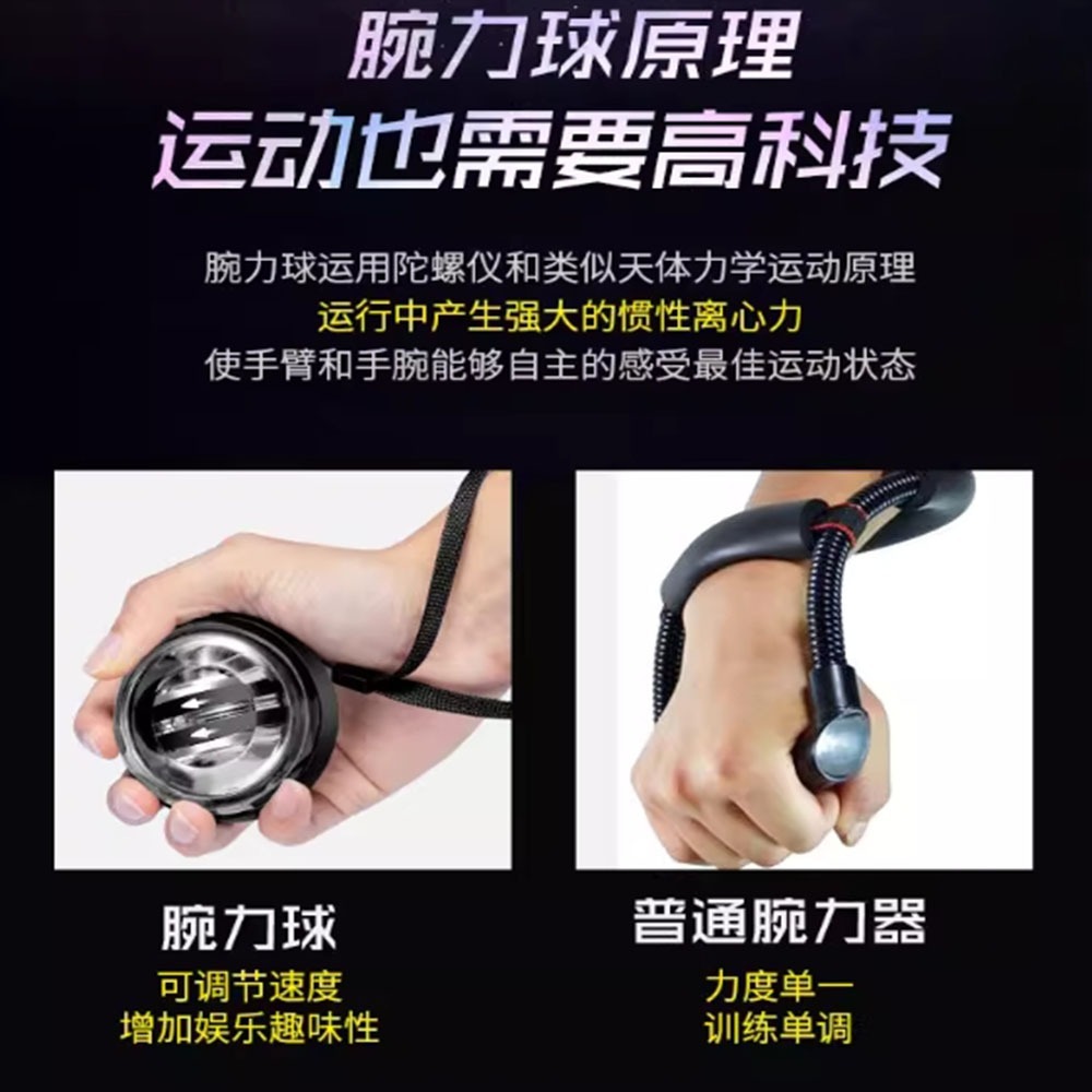 ~子甄彣璟~腕力球 手腕 握力器 健身鍛煉器 自啟動 腕力訓練器 臂力肌肉訓練 手腕鍛煉-細節圖6