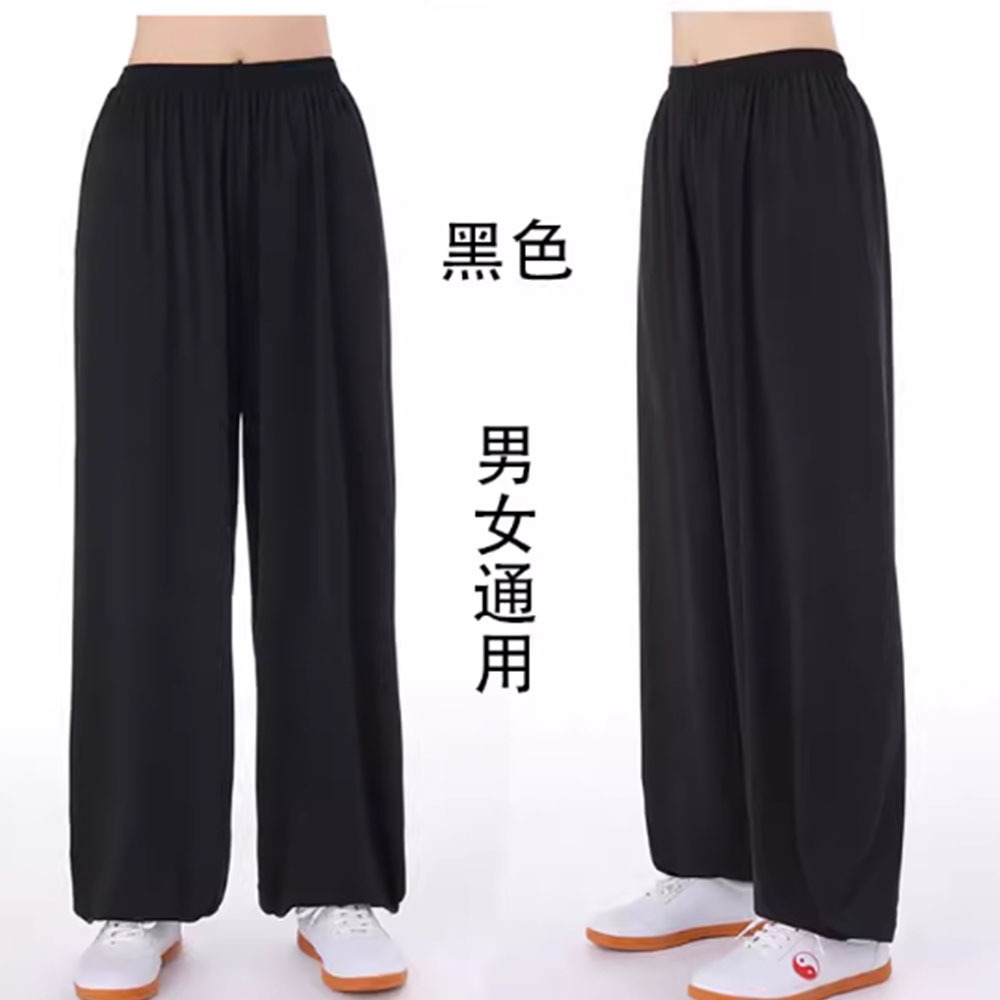~子甄彣璟~冰絲 太極功夫褲  太極拳 透氣褲 武術褲 燈籠褲 瑜珈 禪坐 運動褲 休閒褲 學舞褲 練功褲-細節圖5