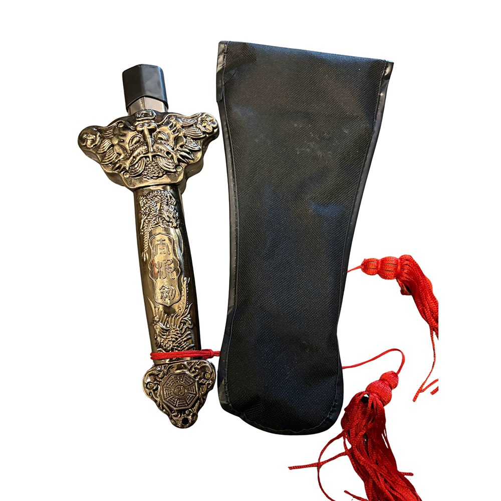 ~子甄彣璟~ 太極劍 晨練太極拳 不銹鋼伸縮劍 太極拳武術用品 功夫劍 輕伸縮劍 武術劍 練功劍 玩具劍 晨練劍 未開刃-規格圖6