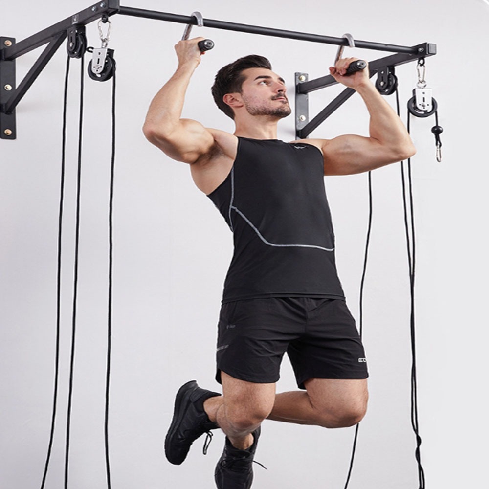 ~子甄彣璟~鉤型手柄拉力器 不會斷 立體向上 好握 核心訓練 綜合訓練器 健身 握力器 手力器 重量訓練-細節圖3