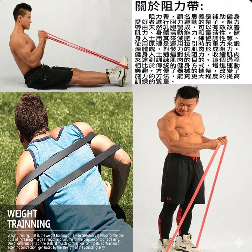 ~子甄彣璟~核心訓練 拉力帶 阻力帶 彈力帶 瑜珈輔助 阻力訓練圈 居家健身 運動 瑜珈 復健 伸展 訓練繩 拉力繩-細節圖9