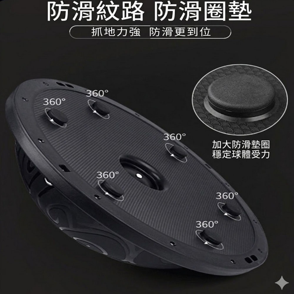 ~子甄彣璟~專業級 加厚防爆波速球 半圓平衡球 瑜珈球 核心訓練 瑜珈 重訓 深蹲 平板支撐 承重300KG-細節圖7