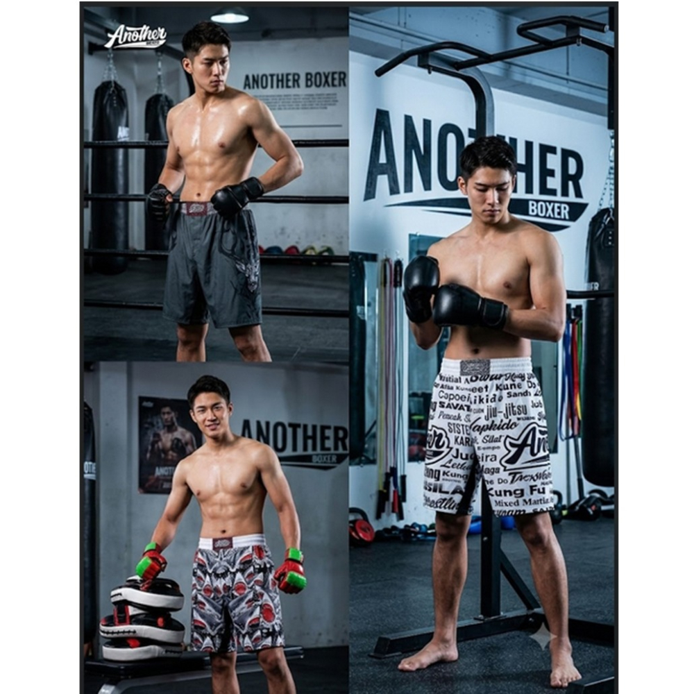 ~子甄彣璟~拳擊褲 格鬥短褲 MMA短褲 泰拳褲 散打褲 搏擊褲 訓練短褲 運動短褲 武術褲 魔鬼氈腰封 不易脫落-細節圖4