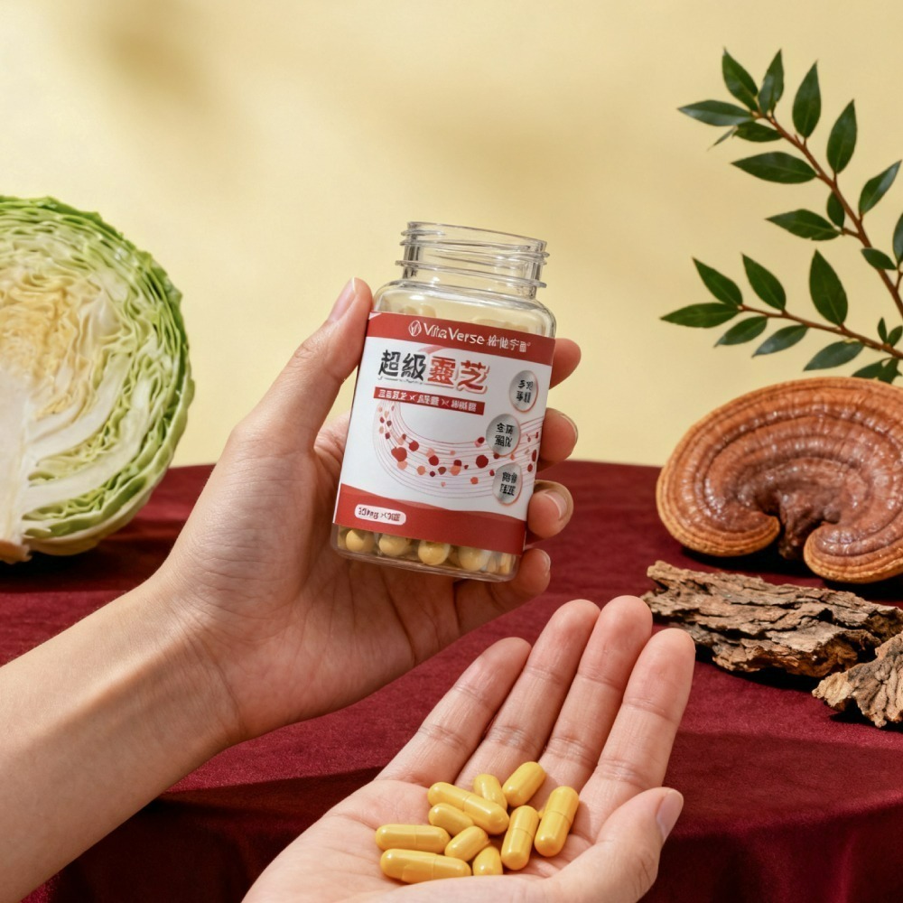 【7-ELEVEN 門市團購】Vita®Verse維他宇宙 超級靈芝膠囊*3盒/組-細節圖4