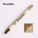 [布紙是朋友]吳竹 kuretake 軟頭筆 手帳筆 雙頭軟筆 雙色軟刷頭麥克筆 MS7700 單支-規格圖4
