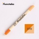 [布紙是朋友]吳竹 kuretake 軟頭筆 手帳筆 雙頭軟筆 雙色軟刷頭麥克筆 MS7700 單支-規格圖4