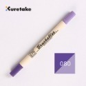 [布紙是朋友]吳竹 kuretake 軟頭筆 手帳筆 雙頭軟筆 雙色軟刷頭麥克筆 MS7700 單支-規格圖4