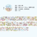 [布紙是朋友]單循環 卓大王 阿卓 新品 今日穿搭 可愛甜品 可愛書寫框 美食行 幻想假期 夏日小事 色調-規格圖8