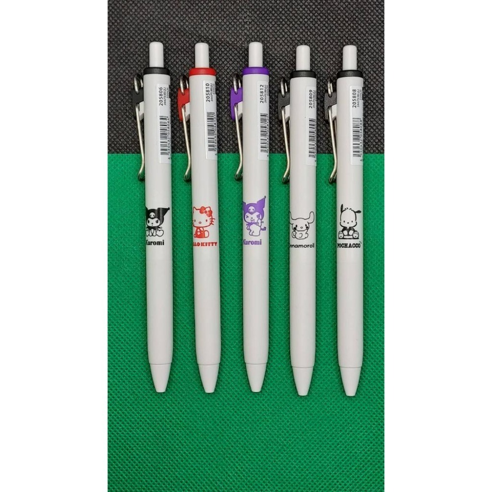 [布紙是朋友］三菱 uniball + sanrio三麗鷗聯名款 按壓式原子 0.38mm 按壓式原子筆 按動筆 中性筆-細節圖2