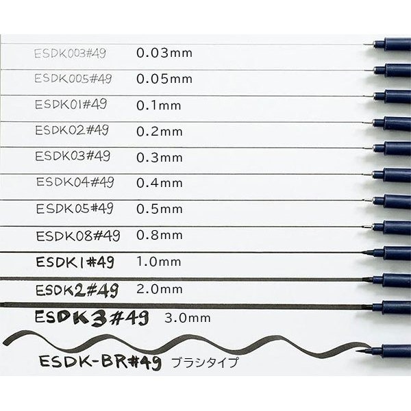 [布紙是朋友]日本進口 櫻花 Sakura PIGMA 針管筆 代針筆 勾線筆-細節圖2