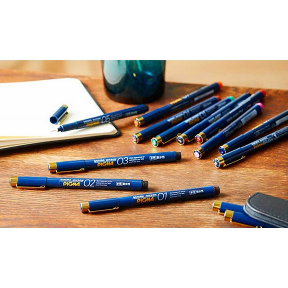 [布紙是朋友]日本進口 櫻花 Sakura PIGMA 針管筆 代針筆 勾線筆-細節圖3