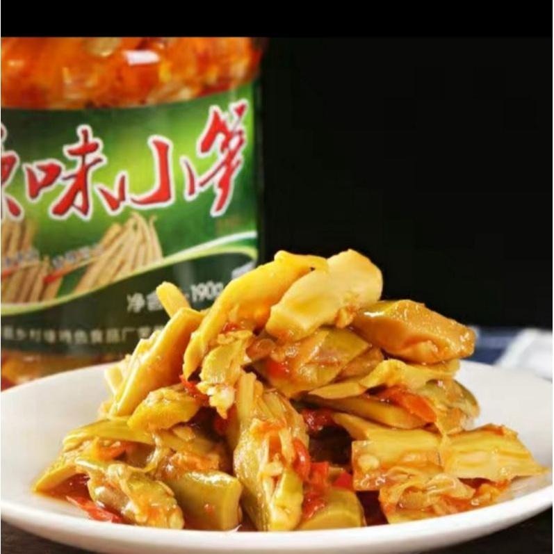 小吃街  剁椒魚  湖南永州特產 推薦 原味小筍 龍芽菜-細節圖2