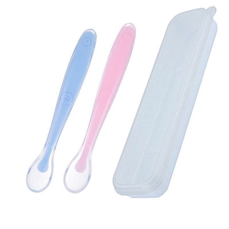 【覓寶】現發 寶寶硅膠軟勺 軟湯匙 副食品湯匙 米糊勺 副食品餵食器 矽膠餵食匙 嬰兒湯匙 新生兒輔食勺子 嬰兒用品-規格圖7