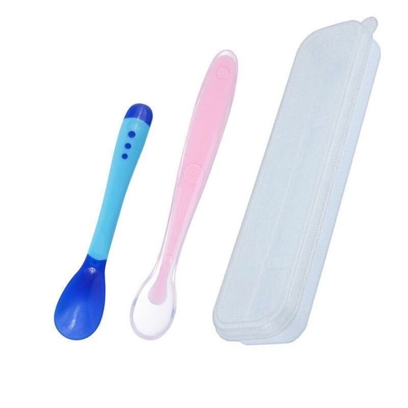 【覓寶】現發 寶寶硅膠軟勺 軟湯匙 副食品湯匙 米糊勺 副食品餵食器 矽膠餵食匙 嬰兒湯匙 新生兒輔食勺子 嬰兒用品-規格圖7