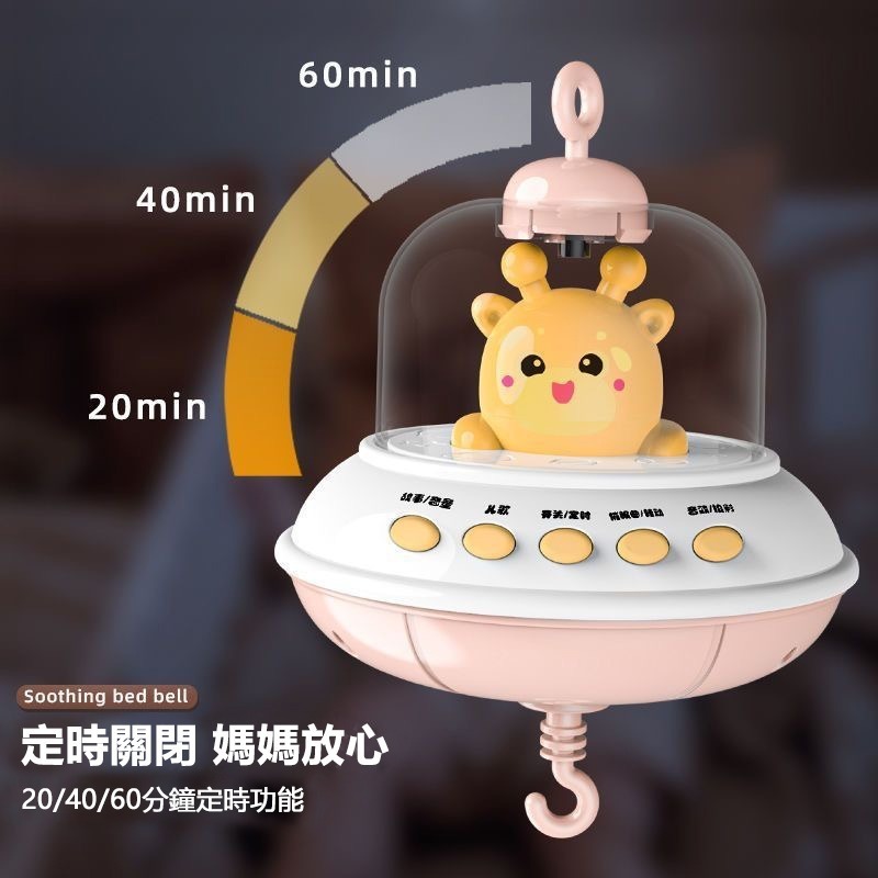 【覓寶】24小時出貨免運 現貨促销 床鈴 寶寶床頭搖鈴 嬰兒安撫床鈴 音樂鈴 音樂旋轉床鈴 嬰兒手搖鈴 寶寶搖鈴 床邊-細節圖4