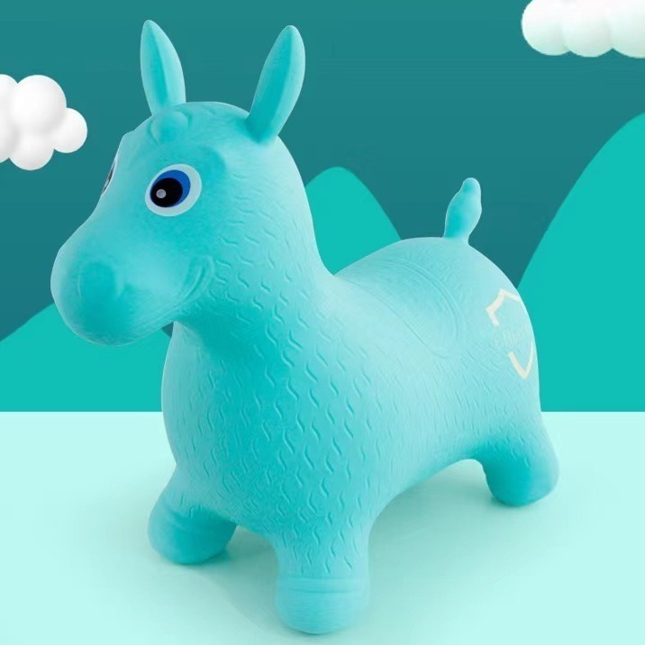 【覓寶】🔥現貨 辰太跳跳馬充氣馬寶寶嬰兒坐騎馬加大加厚兒童玩具馬動物皮馬-細節圖3