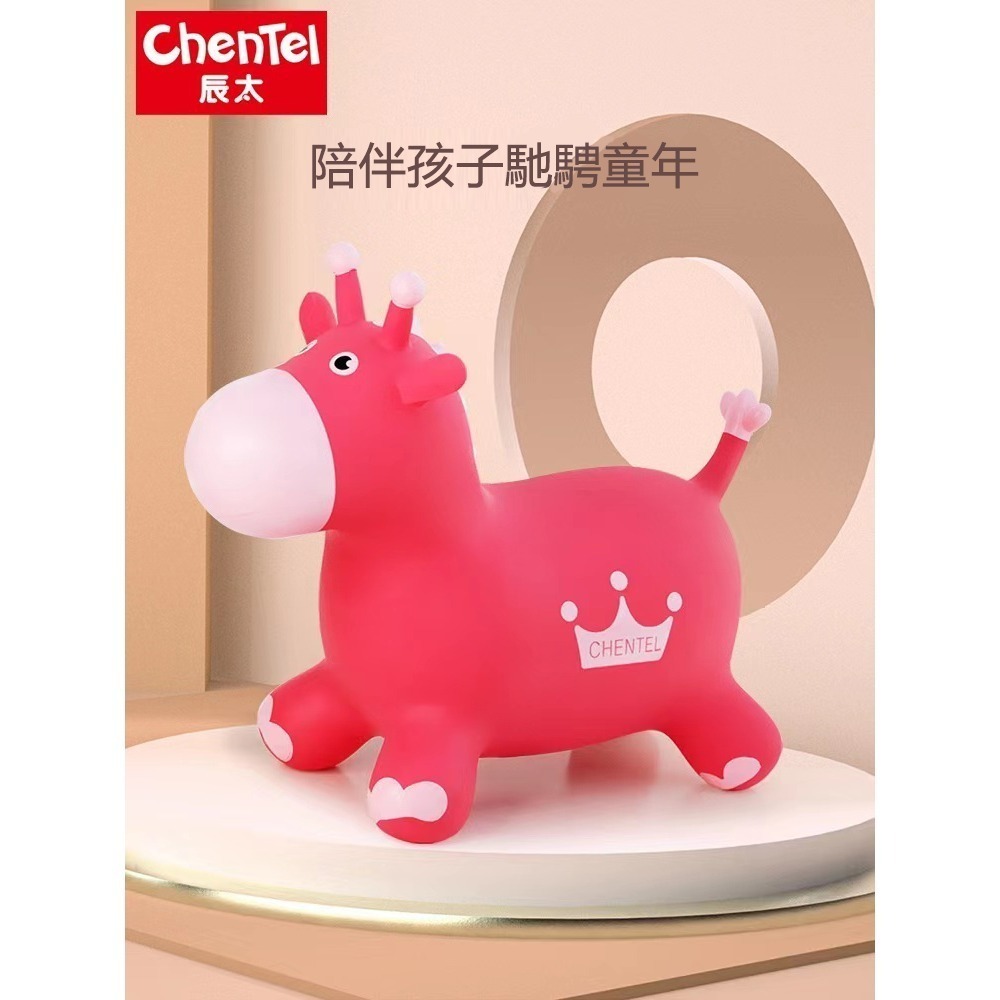 【覓寶】🔥現貨 辰太跳跳馬充氣馬寶寶嬰兒坐騎馬加大加厚兒童玩具馬動物皮馬-細節圖5