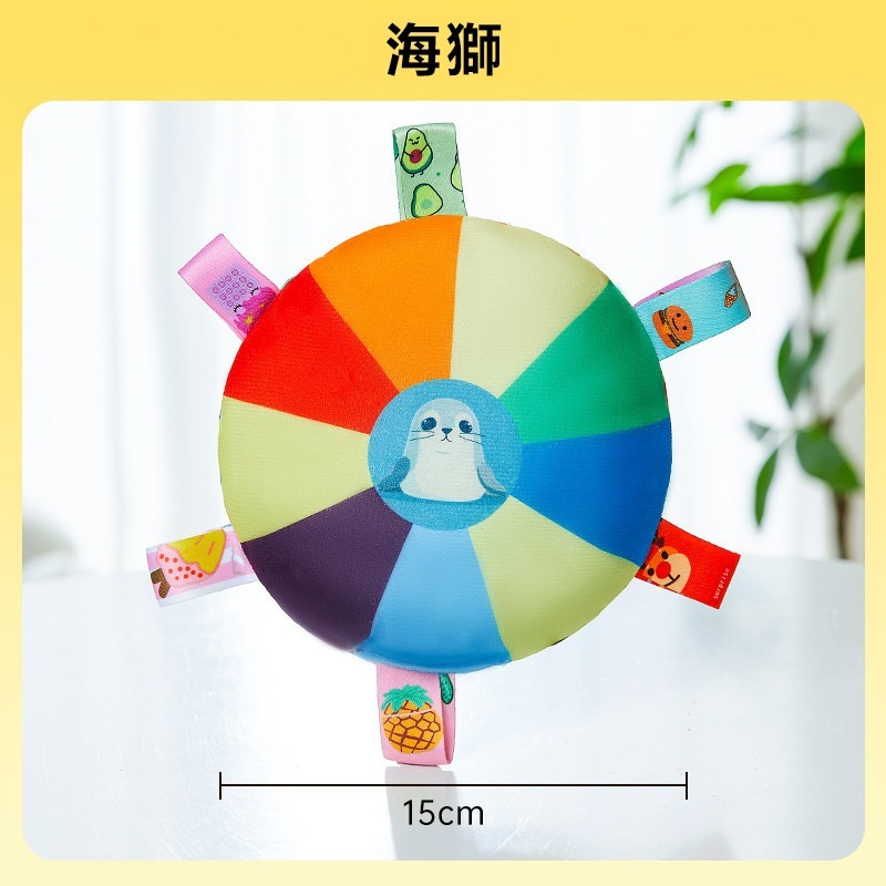 【覓寶·預售】狗狗飛盤玩具 毛絨發聲 小狗飛盤 磨牙耐咬 寵物邊牧訓練 訓狗專用 訓狗 訓犬玩具-規格圖8