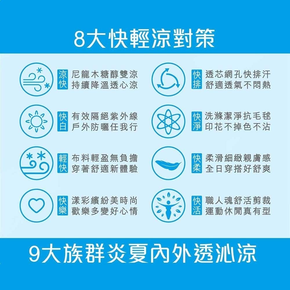 【WIWI】素面防曬排汗短版涼感衣(純淨白 男M-3XL)-細節圖3