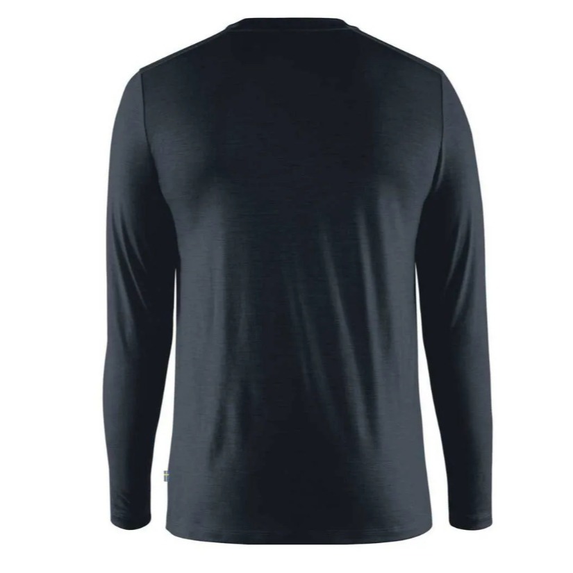 《超值裝備》現貨Fjällräven Abisko Wool男款長袖羊毛排汗衣-細節圖2