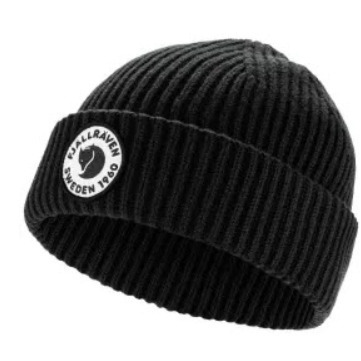 《超值裝備》現貨北極狐Fjällräven 1960 Lite Logo beanie保暖羊毛帽-規格圖1