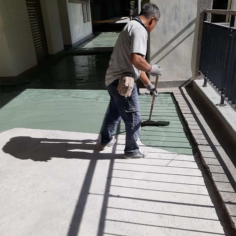 【台灣製造免運】L-204 水性室外雙液壓克力基材 整平砂漿 自流平 自平流展 防水彈性水泥 彈泥 水泥地面坑洞修補整平-細節圖9