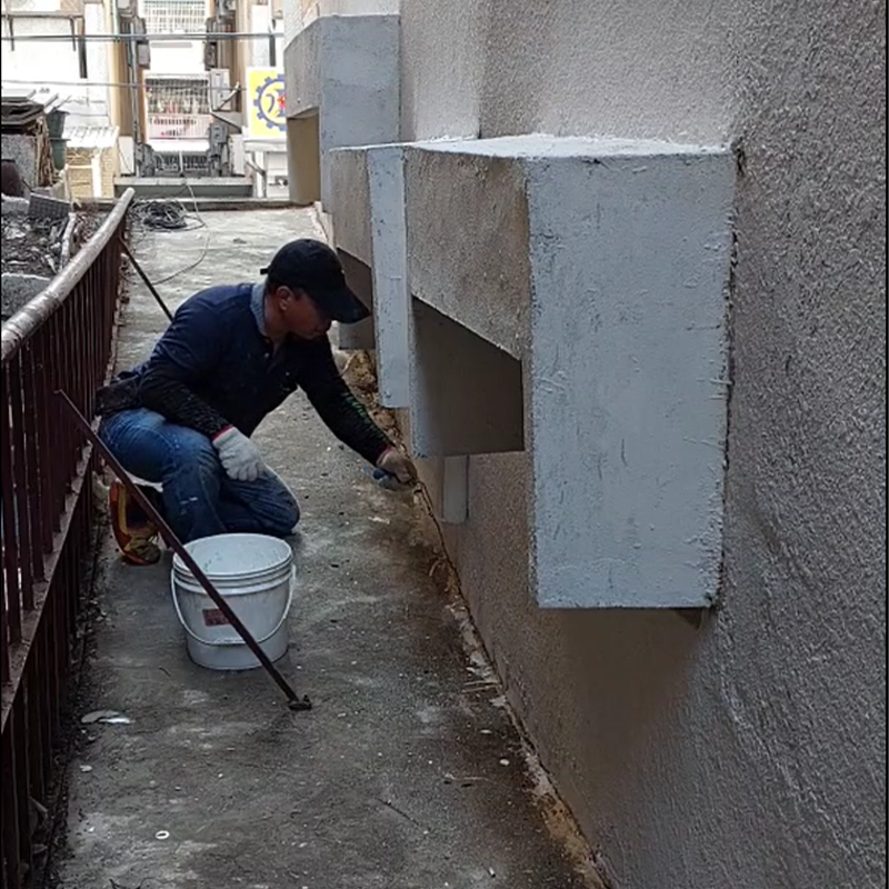 【台灣製造免運】L-208 水性單液彈泥–白色 防水彈性水泥 防水彈泥 單液型壓克力水泥 披覆性強 居家修繕 防水防漏-細節圖3