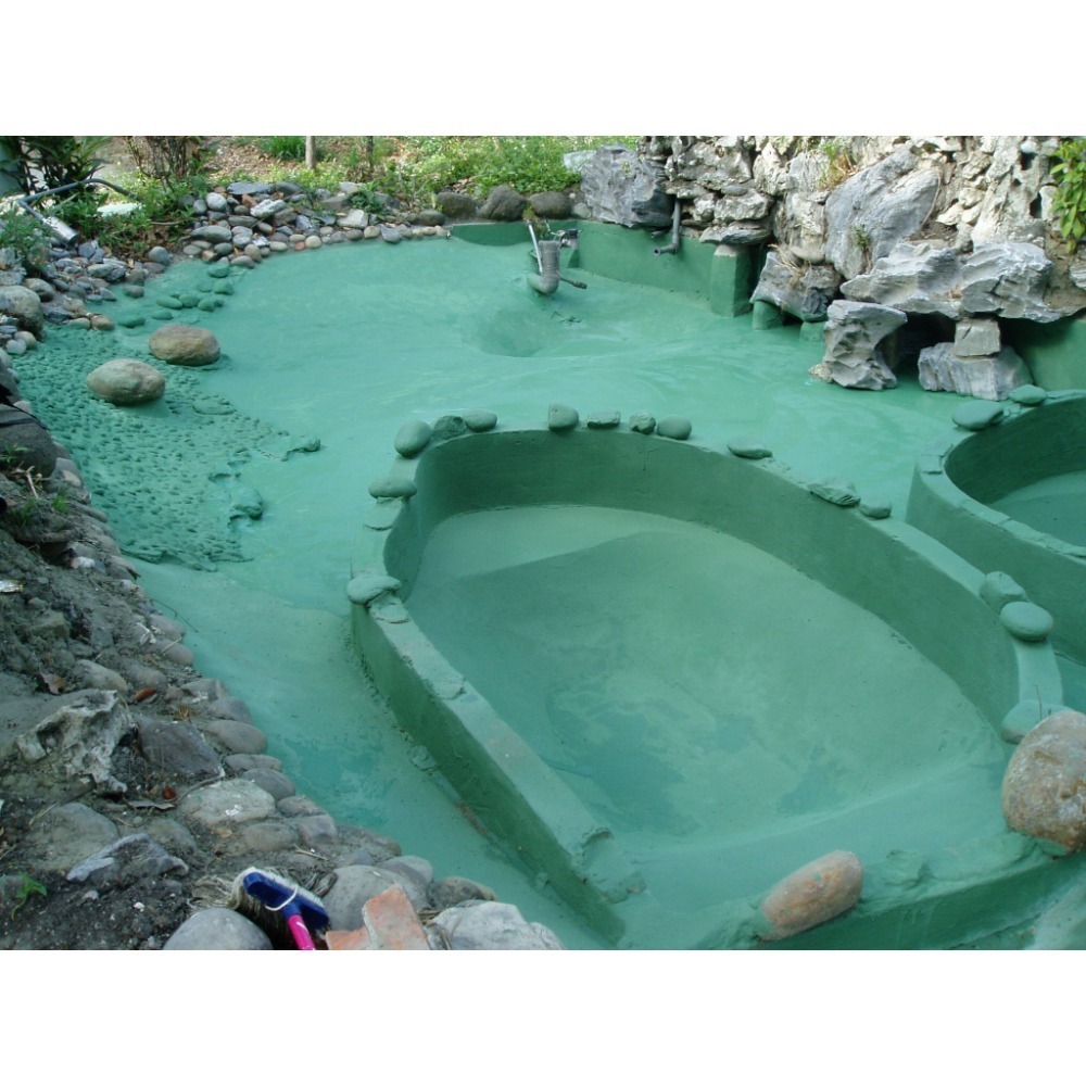 【台灣製造免運】L-213 水性壁用雙液彈泥–水泥色（噴塗式） 雙液彈泥 防水彈泥 壓克力彈性水泥 噴塗材 機具噴塗施作-細節圖6