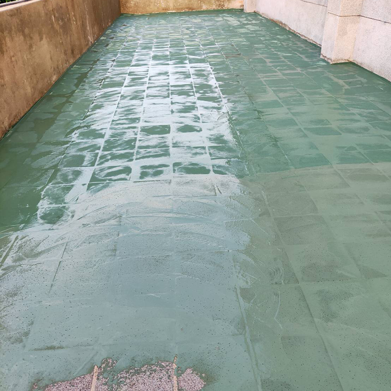 【台灣製造免運】L-244 水性雙液地坪整平修補材–水泥色略綠 水性地坪漆 整平砂漿 耐磨耐壓 水泥修補裂縫填縫地坪披覆-細節圖4