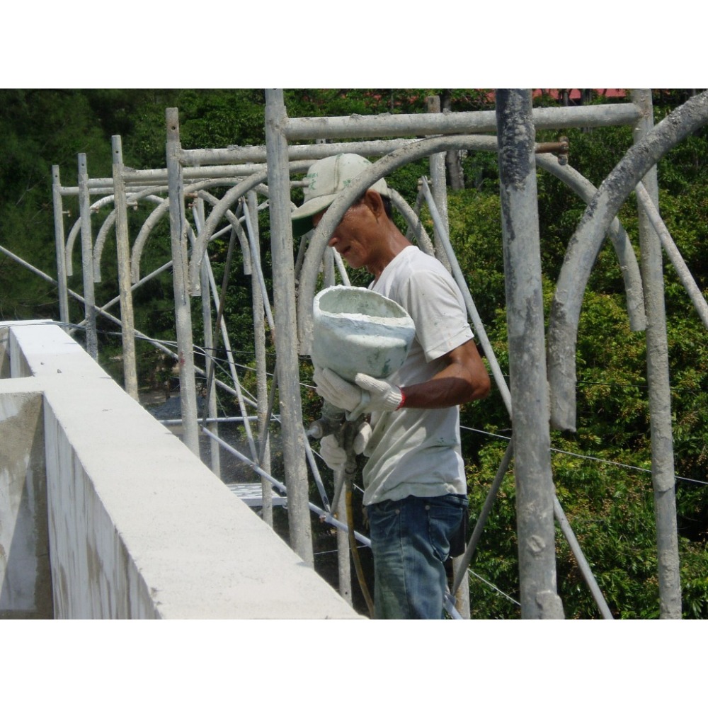 【台灣製造免運】LW-204 水性室外壓克力噴塗介面材–白色 接著用漆 披覆材 仿石天然石接著材料 磁磚水泥面仿石漆打底-細節圖5