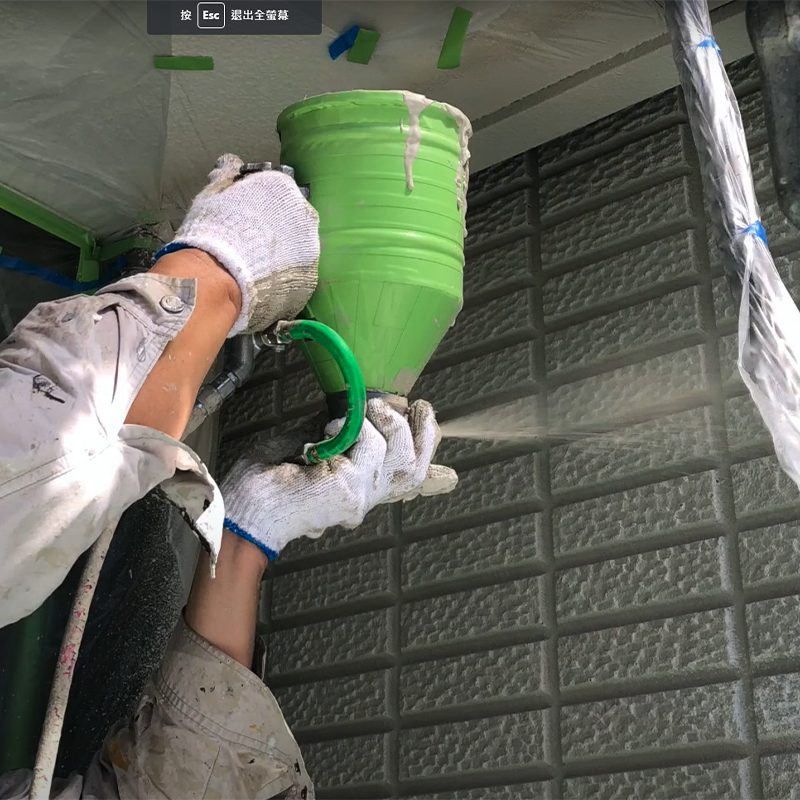 【台灣製造免運】LW-206 水性室內壓克力噴塗介面材–白色 接著用漆 披覆材 仿石天然石接著材料 磁磚水泥面仿石漆打底-細節圖7