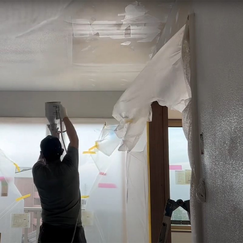 【台灣製造免運】LW-206 水性室內壓克力噴塗介面材–白色 接著用漆 披覆材 仿石天然石接著材料 磁磚水泥面仿石漆打底-細節圖9