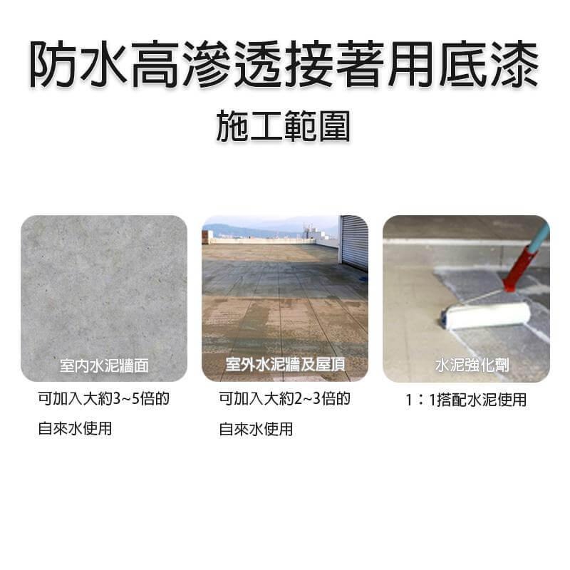 【聯韋樹脂】L-205 水性雙液彈泥 防水彈性水泥 防水彈泥 壓克力水泥 防水材 雙液型 披覆性強 漏水修補防水防漏-細節圖2