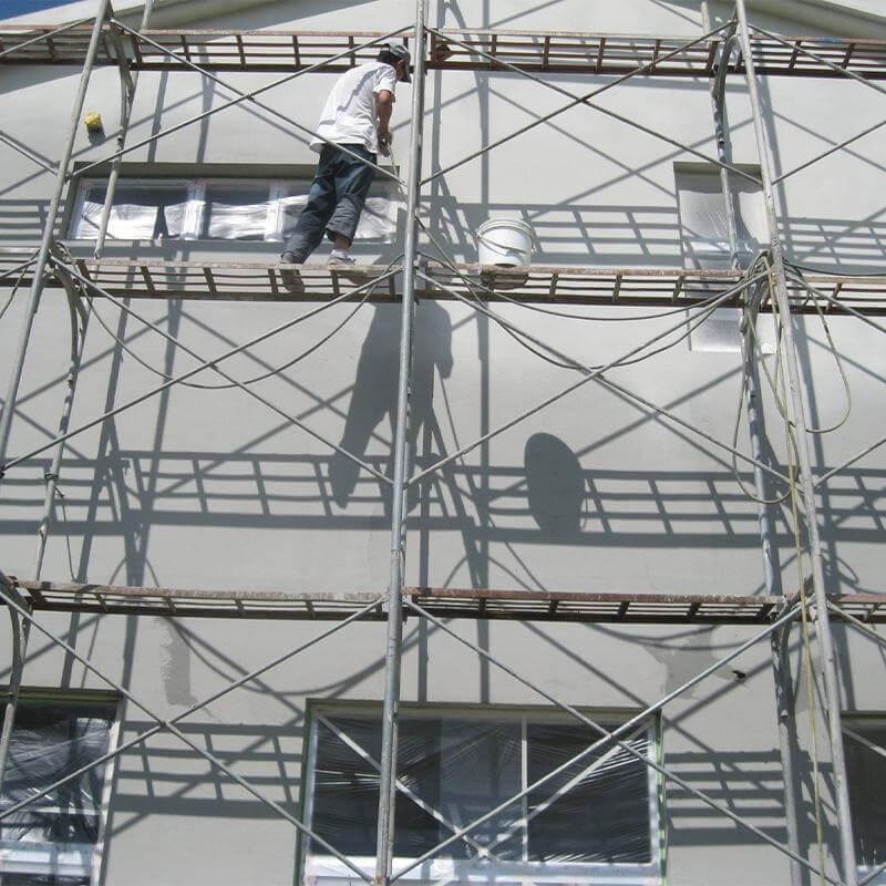 【聯韋樹脂】L-210 水性壁用雙液彈泥–白色（噴塗式） 彈性水泥 防水彈泥 壓克力水泥 噴槍噴塗 防水隔熱 牆面-細節圖4