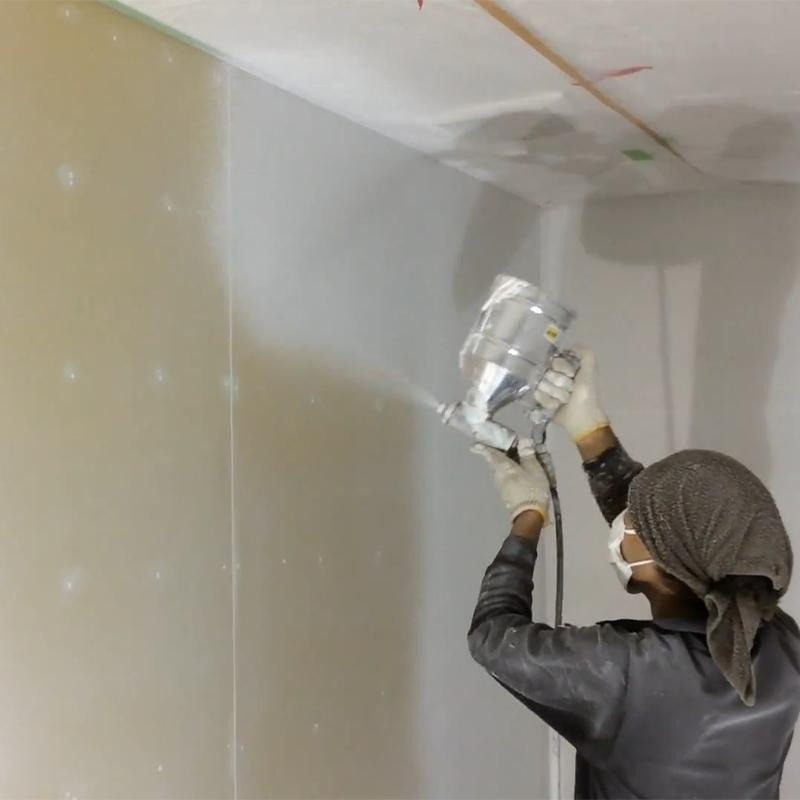 【聯韋樹脂】LW-206 水性室內壓克力噴塗介面材–白色 接著用漆 披覆材 仿石天然石接著材料 磁磚水泥面仿石漆打底-細節圖3