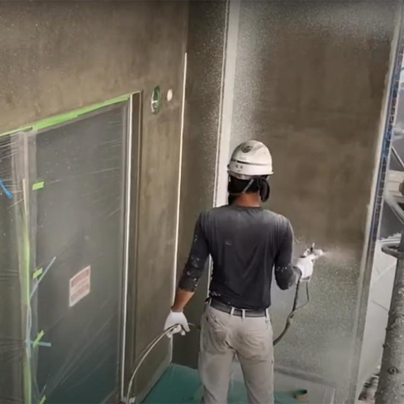 【聯韋樹脂】LW-206 水性室內壓克力噴塗介面材–白色 接著用漆 披覆材 仿石天然石接著材料 磁磚水泥面仿石漆打底-細節圖4